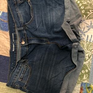 Women’s Old Navy boyfriend jeans shorts size 12